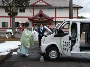 上田HFにEV車がきました!!
